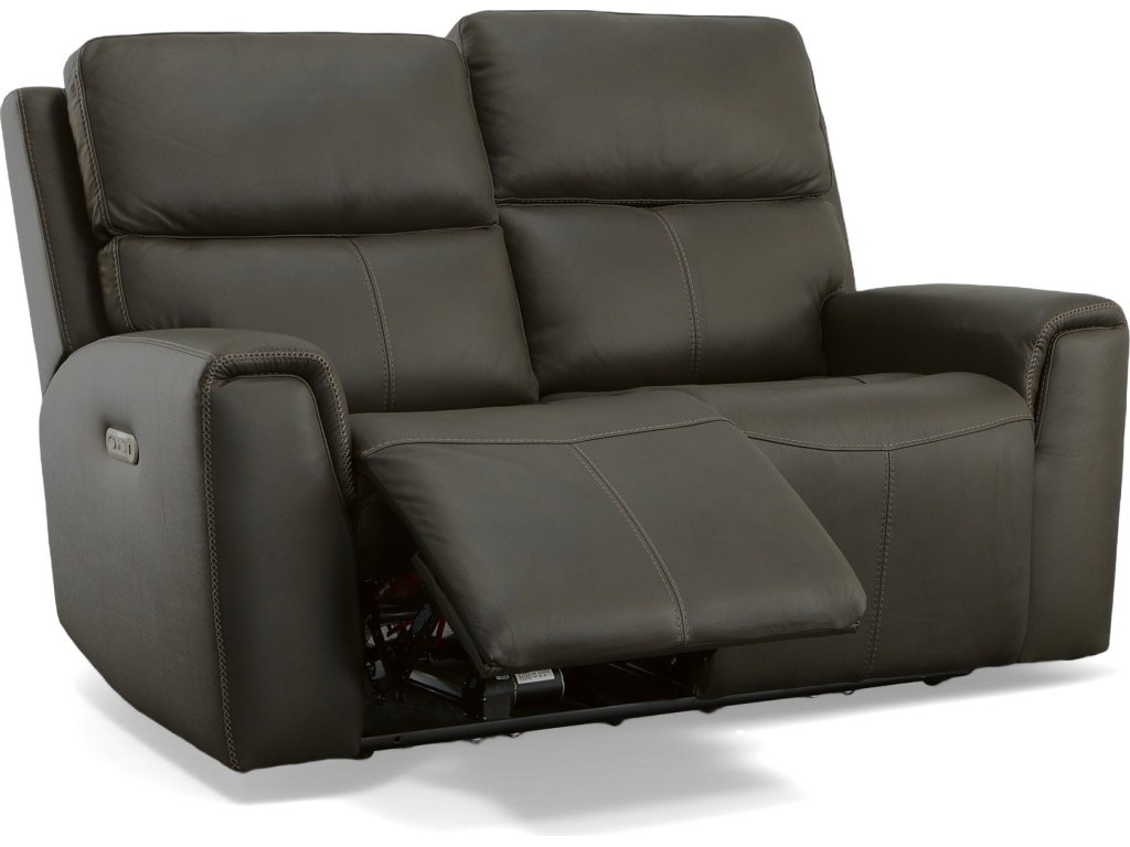 Jarvis Mica Leather Power Reclining Loveseat with Power Headrests - image 5