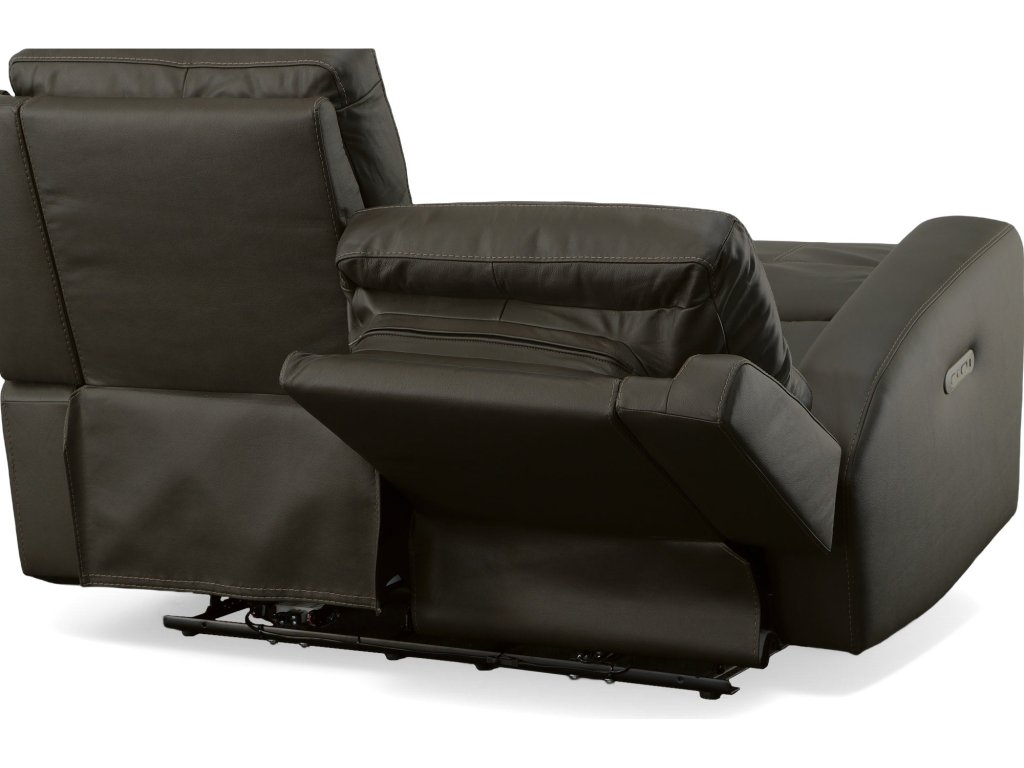 Jarvis Mica Leather Power Reclining Loveseat with Power Headrests - image 6