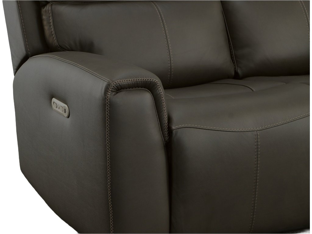 Jarvis Mica Leather Power Reclining Loveseat with Power Headrests - image 7
