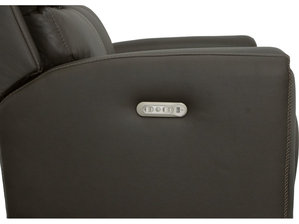 Jarvis Mica Leather Power Reclining Loveseat with Power Headrests - image 8