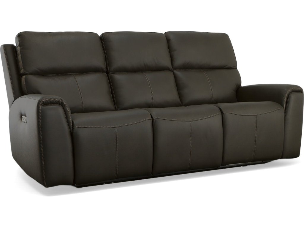 Jarvis Mica Leather Power Reclining Sofa with Power Headrests - main image