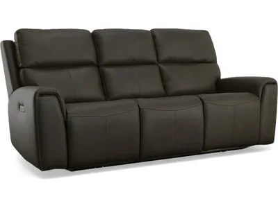 Jarvis Mica Leather Power Reclining Sofa with Power Headrests
