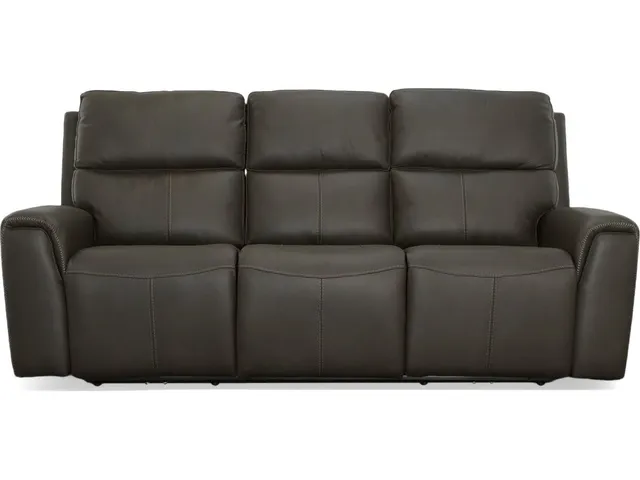 Jarvis Mica Leather Power Reclining Sofa with Power Headrests