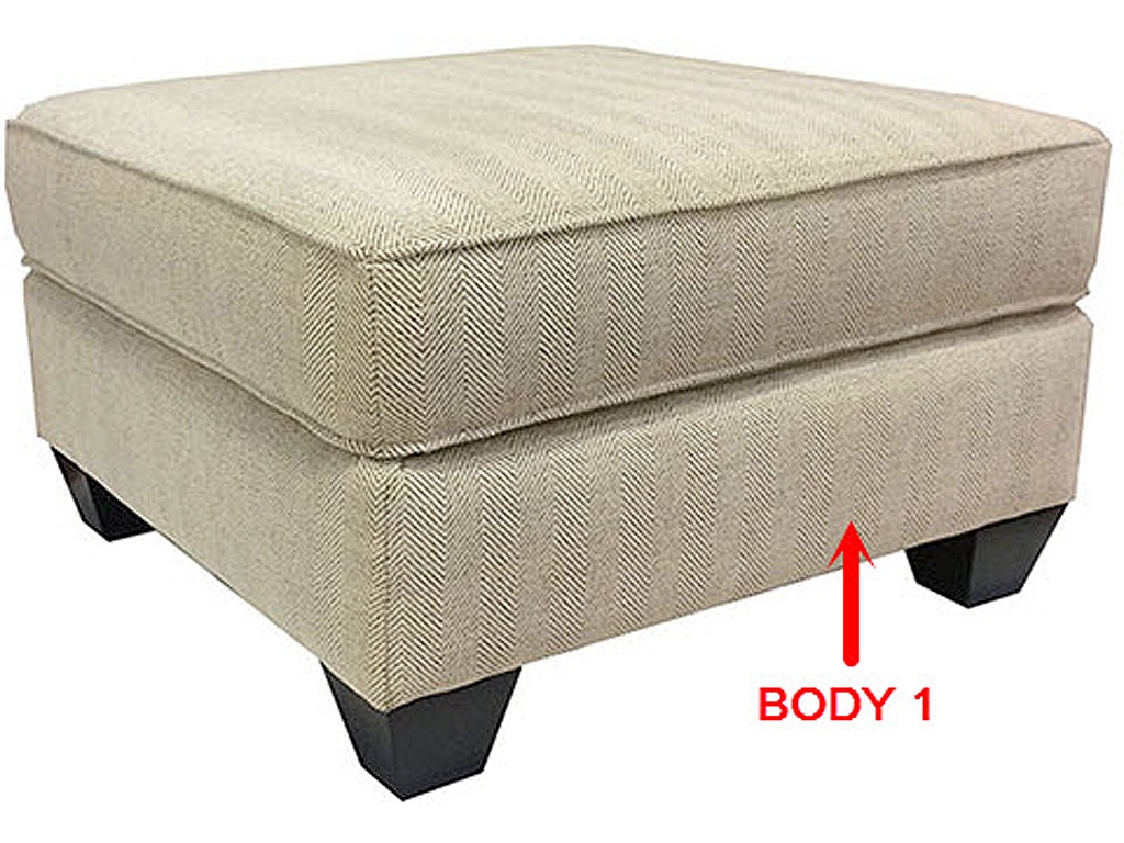 Small Sq Ottoman - main image