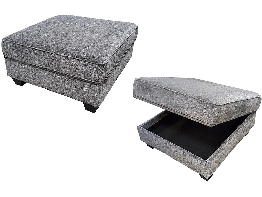 Square Storage Ottoman - main image