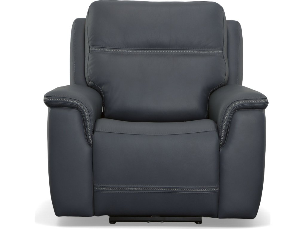 Sawyer Marine Leather Power Recliner with Power Headrest & Lumbar - image 2
