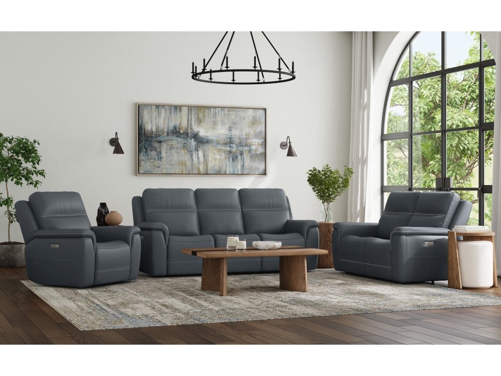 Sawyer Marine Leather Power Recliner with Power Headrest & Lumbar - image 7