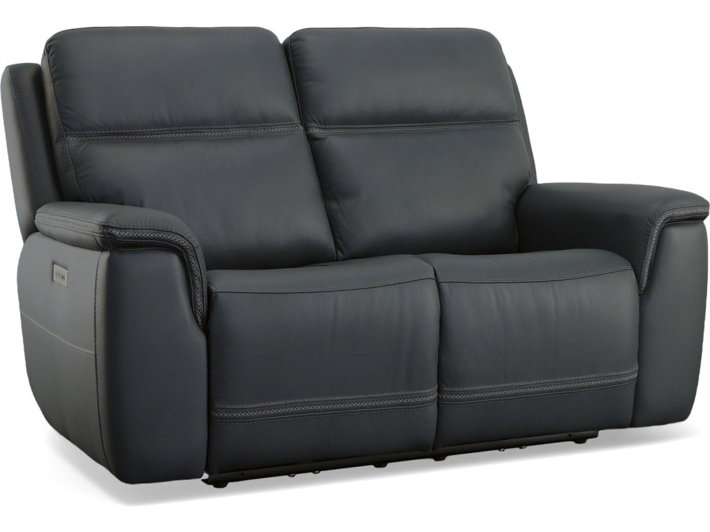 Sawyer Marine Leather Power Reclining Loveseat w/ Pwr Headrests, Lumbar - main image