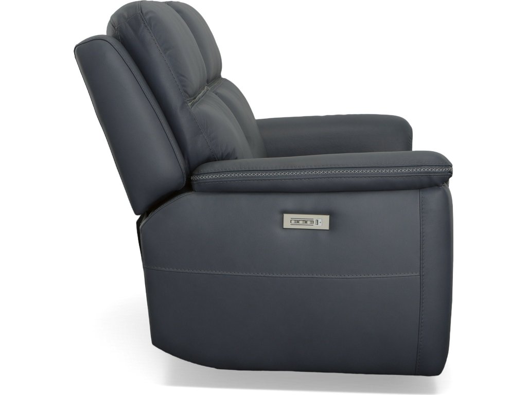 Sawyer Marine Leather Power Reclining Loveseat w/ Pwr Headrests, Lumbar - image 3