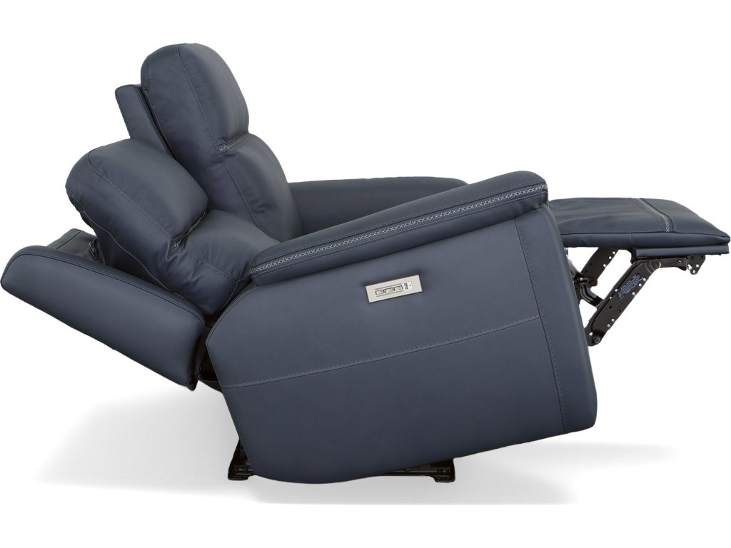 Sawyer Marine Leather Power Reclining Loveseat w/ Pwr Headrests, Lumbar - image 8