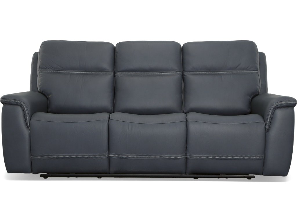 Sawyer Marine Leather Power Reclining Sofa with Power Headrests & Lumbar - image 2