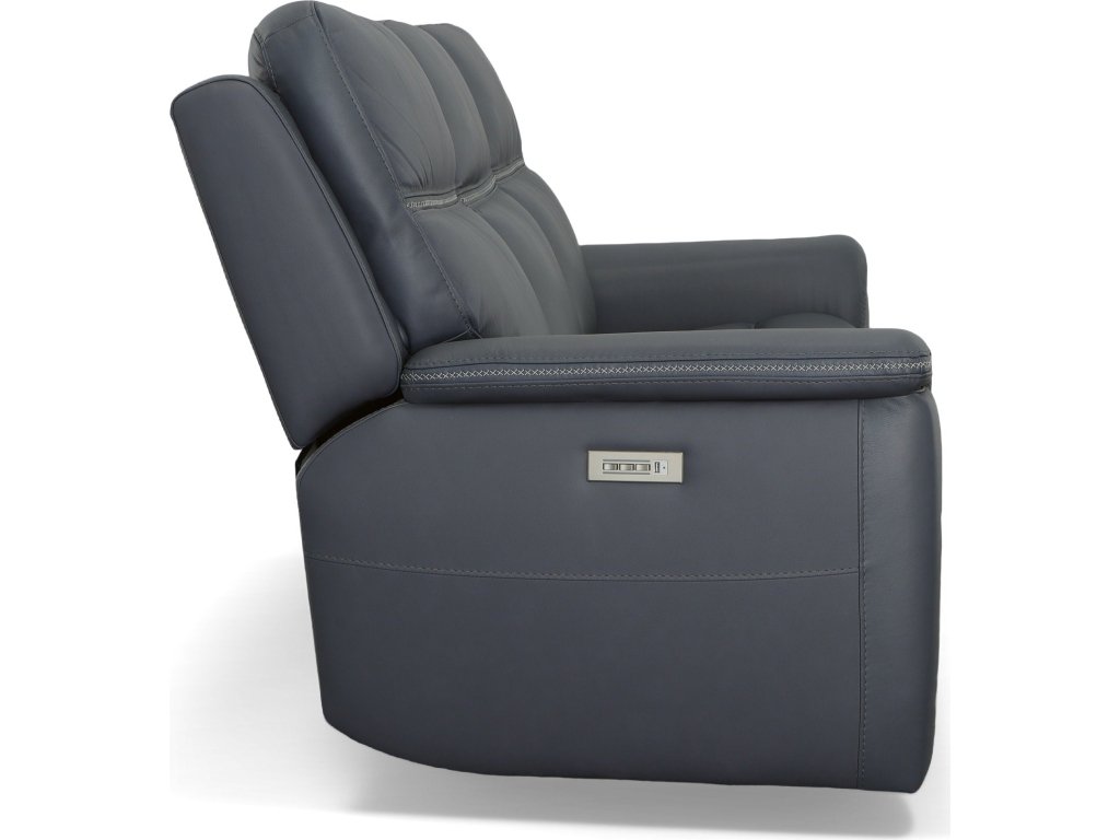 Sawyer Marine Leather Power Reclining Sofa with Power Headrests & Lumbar - image 3