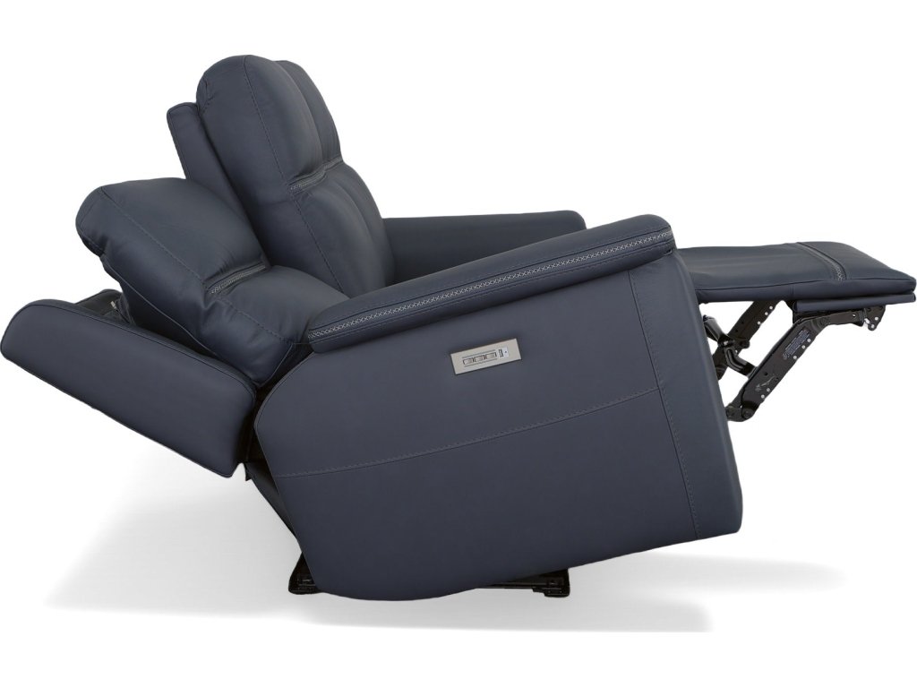 Sawyer Marine Leather Power Reclining Sofa with Power Headrests & Lumbar - image 7
