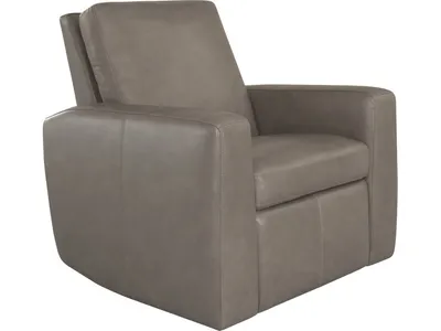 Aria Fawn Leather Power Recliner