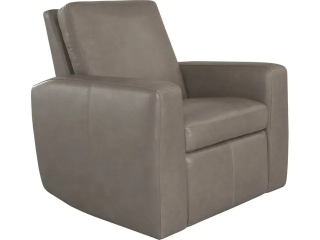 Aria Fawn Leather Power Recliner