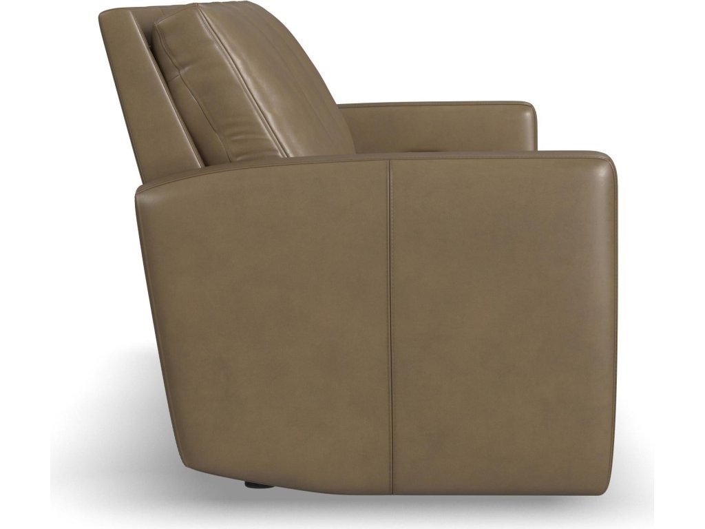 Aria Fawn Leather Power Reclining Sofa - image 3