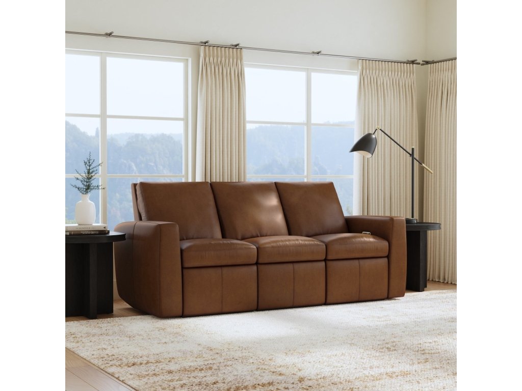 Aria Sedona Leather Power Reclining Sofa - image 1