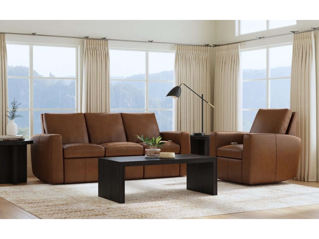 Aria Sedona Leather Power Reclining Sofa - image 4