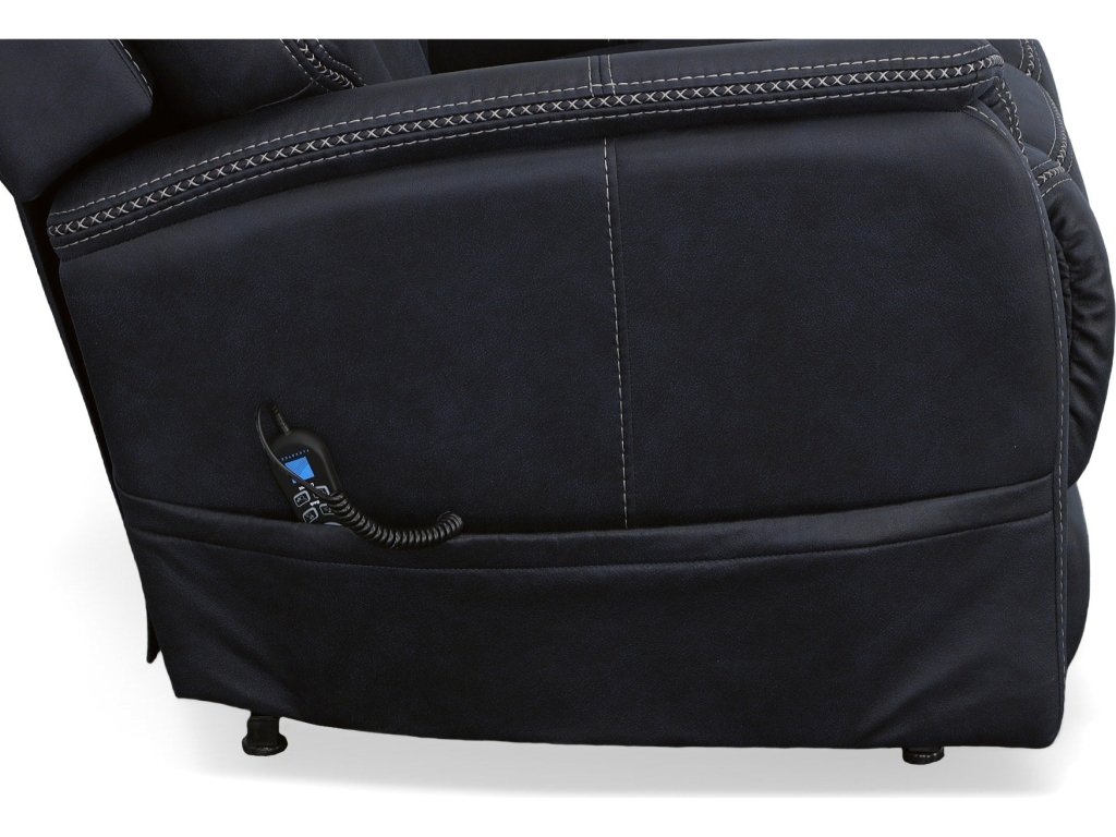 Atlas Ocean Fabric Power Lift Recliner with Power Headrest & Lumbar - image 10