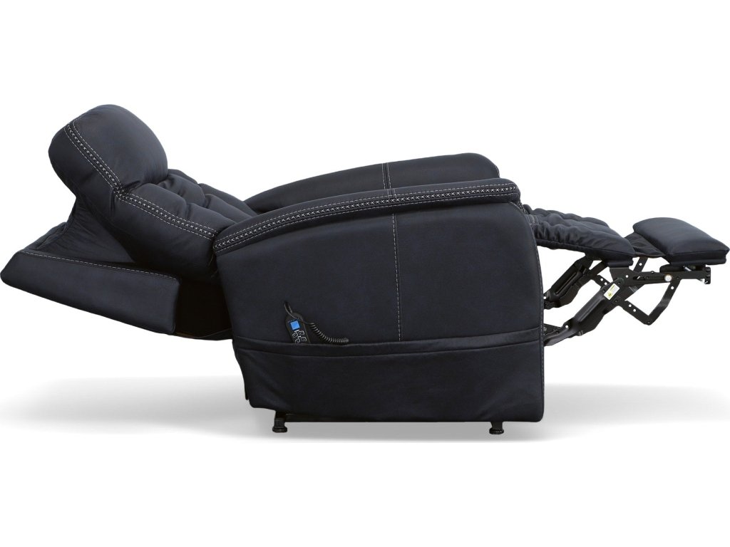 Atlas Ocean Fabric Power Lift Recliner with Power Headrest & Lumbar - image 11
