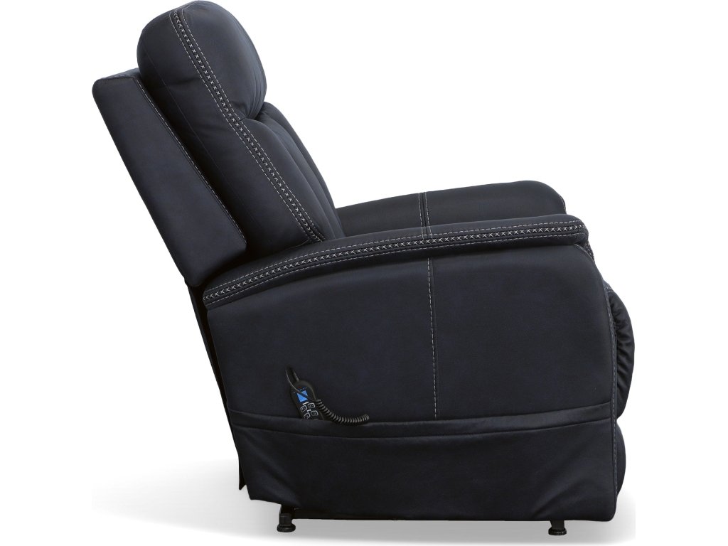 Atlas Ocean Fabric Power Lift Recliner with Power Headrest & Lumbar - image 3