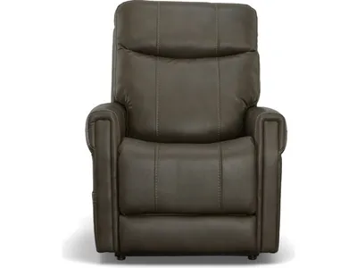 Jenkins Driftwood Fabric Power Lift Recliner with Right-Hand Control & Power Headrest