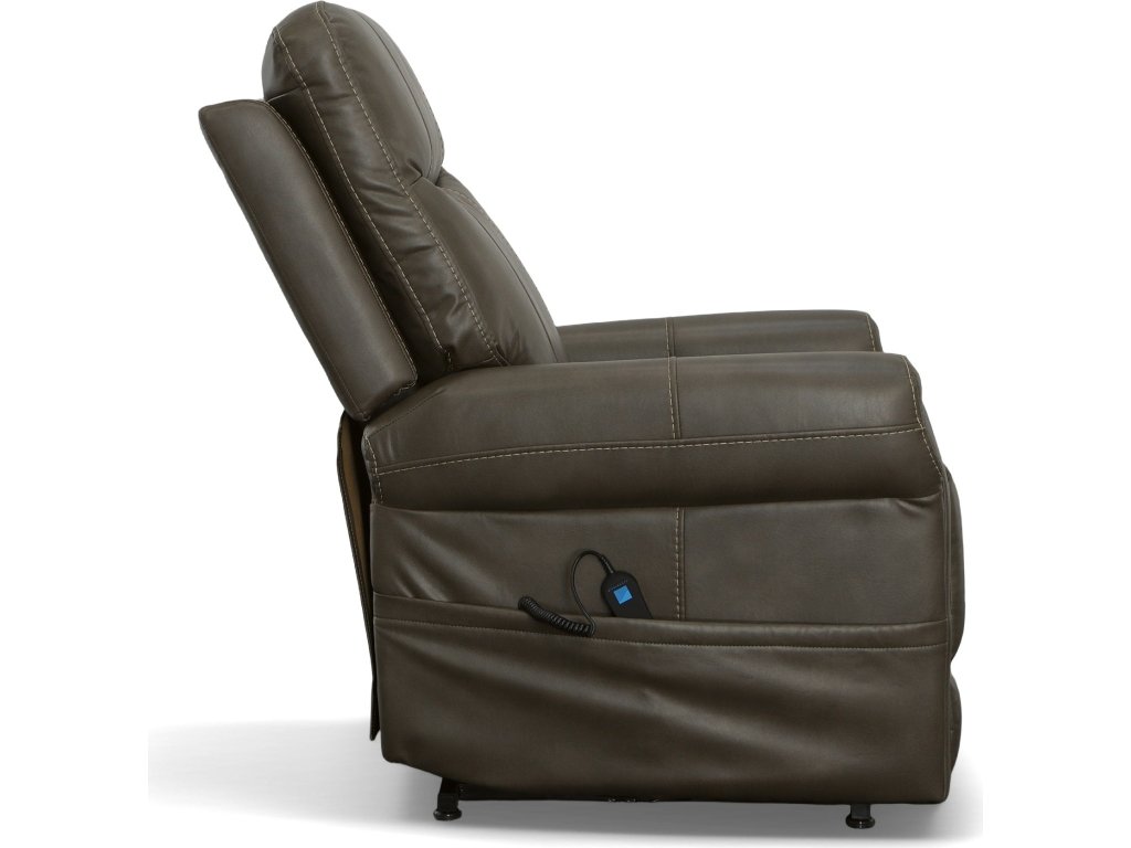 Jenkins Driftwood Fabric Power Lift Recliner with Right-Hand Control & Power Headrest - image 2