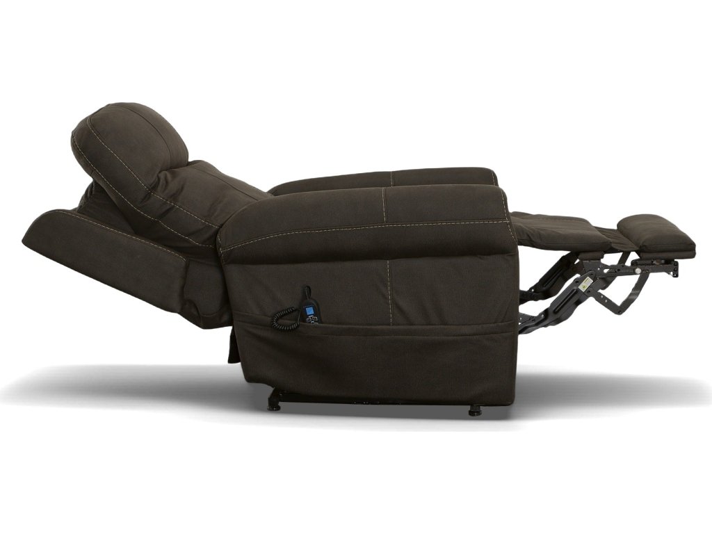 Jenkins Bark Fabric Power Lift Recliner with Right-Hand Control & Power Headrest - image 9