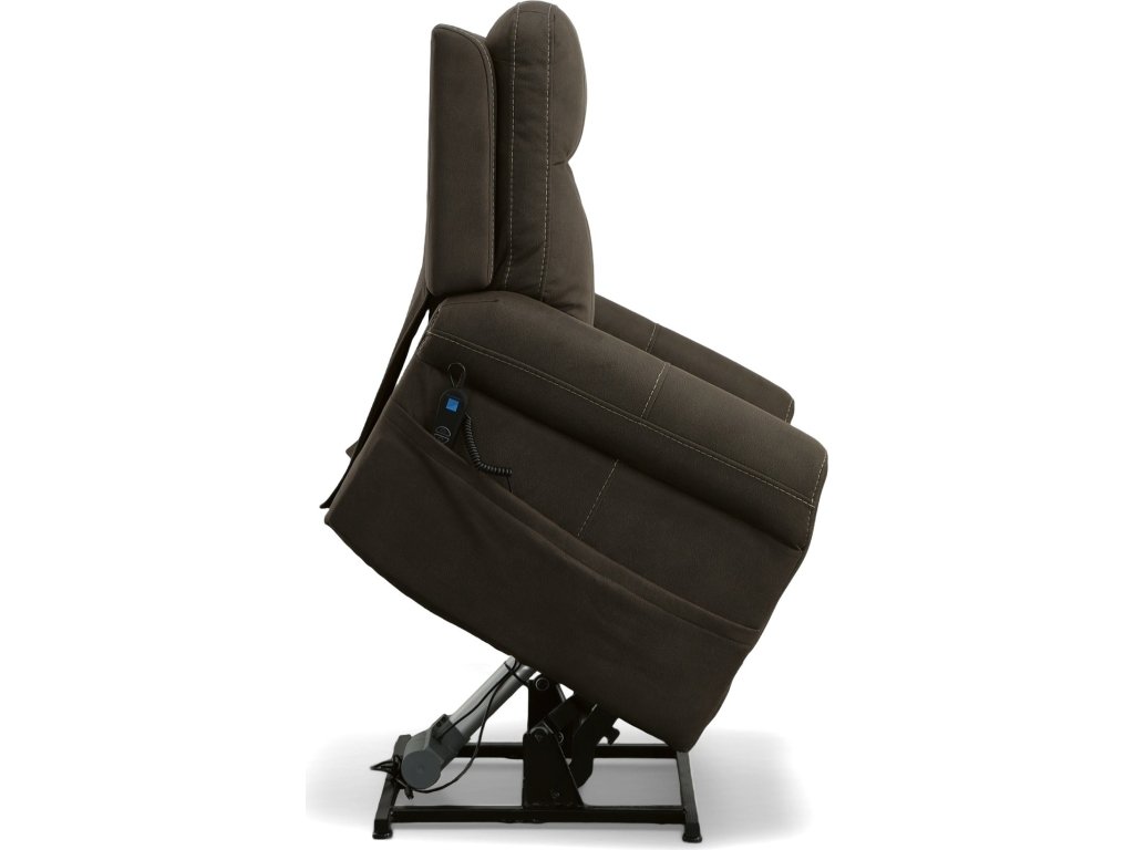 Jenkins Bark Fabric Power Lift Recliner with Right-Hand Control & Power Headrest - image 10