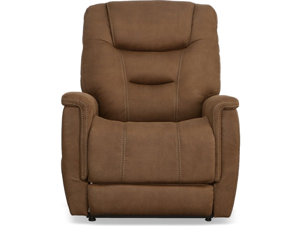 Shaw Russet Fabric Power Lift Recliner with Power Headrest & Lumbar - image 1
