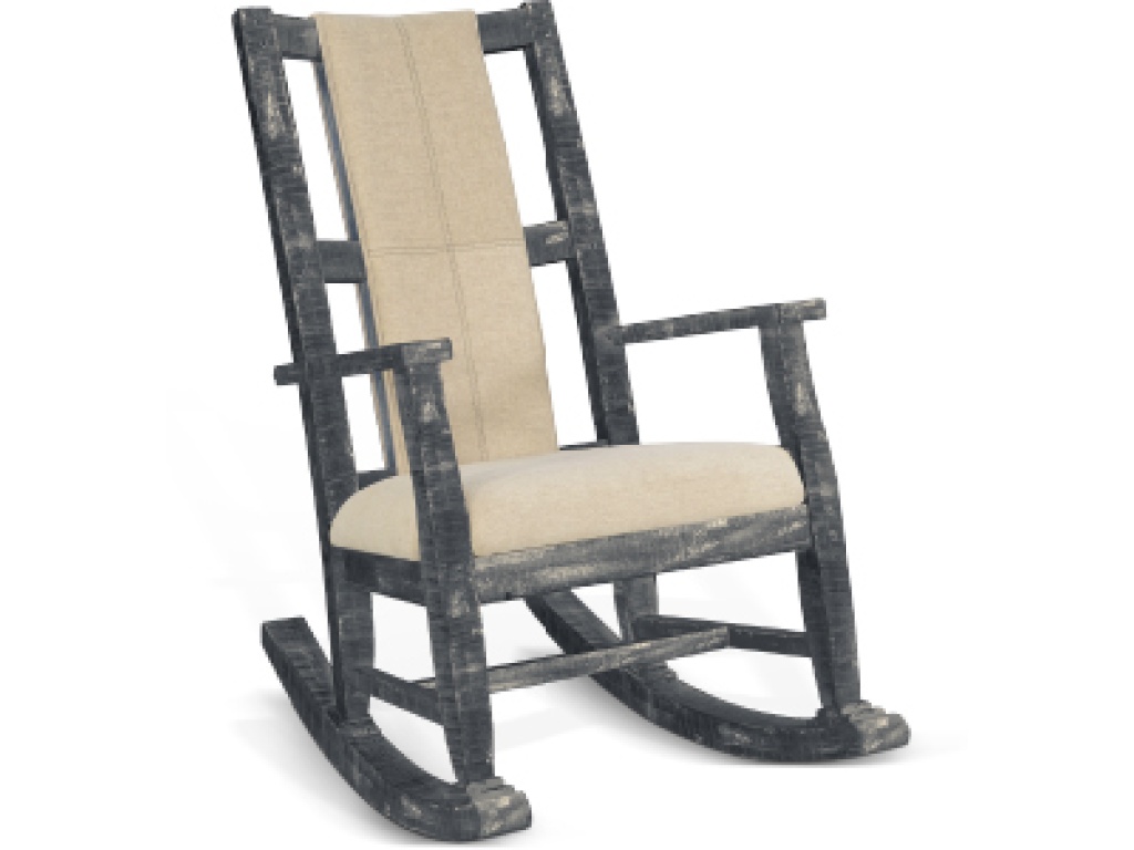 Black Sand Rocker/ Cushion Seat & Back - main image