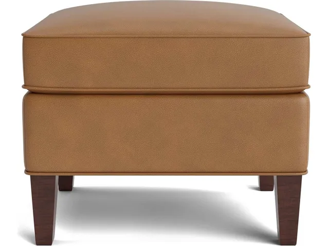 Kent Leather Ottoman - Alternative View