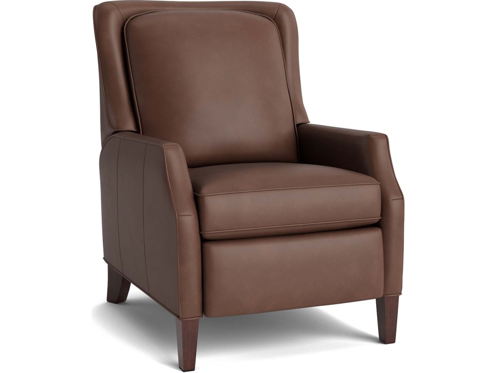 Kent Leather Slope Arm Manual Recliner - main image