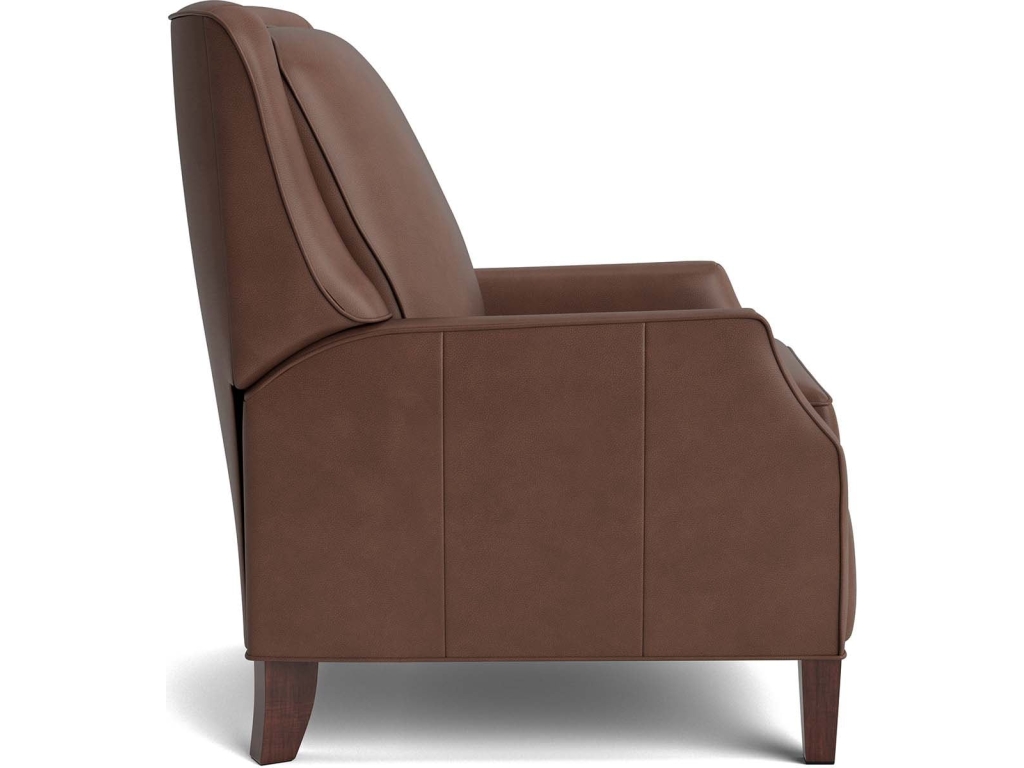 Kent Leather Slope Arm Manual Recliner - image 4