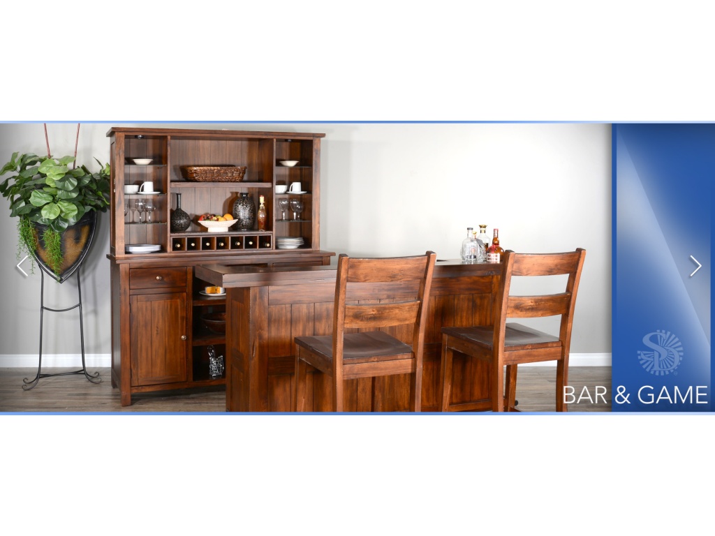 30"H Ladderback Barstool Wood Seat - image 2