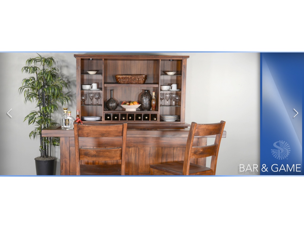 30"H Ladderback Barstool Wood Seat - image 4