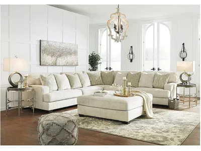 Rawcliffe 3-Piece Sectional with Ottoman