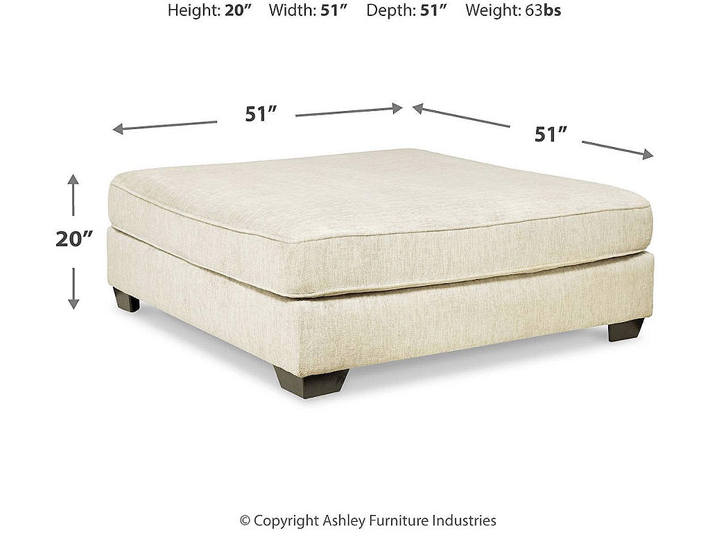 Rawcliffe Oversized Accent Ottoman - image 4
