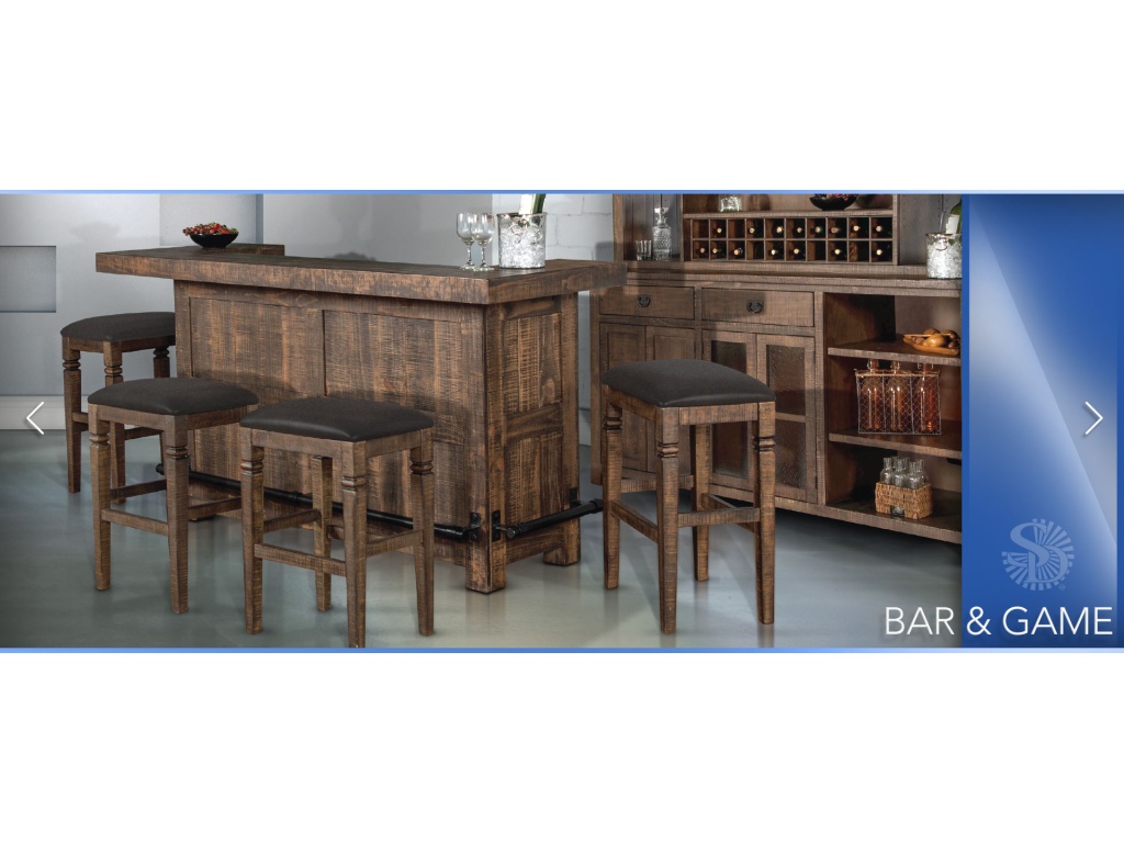 Alpine 80” Bar 1963TL2-B Bar Base & Hardware 1963TL2-T Bar Top - image 1