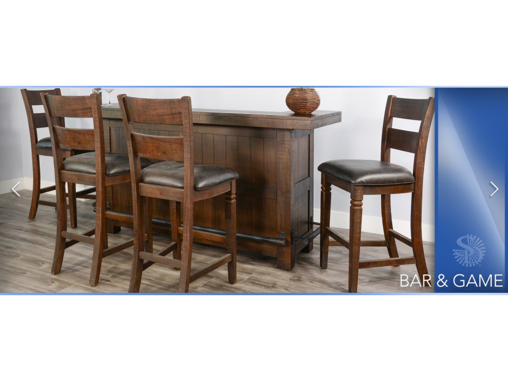 Alpine 80” Bar 1963TL2-B Bar Base & Hardware 1963TL2-T Bar Top - image 2