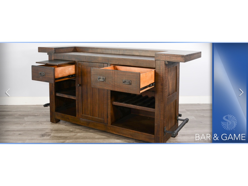 Alpine 80” Bar 1963TL2-B Bar Base & Hardware 1963TL2-T Bar Top - image 5