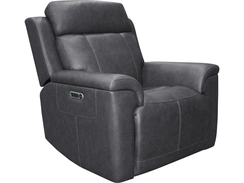 Amelia Charcoal Leather Slumberland Exclusive - main image