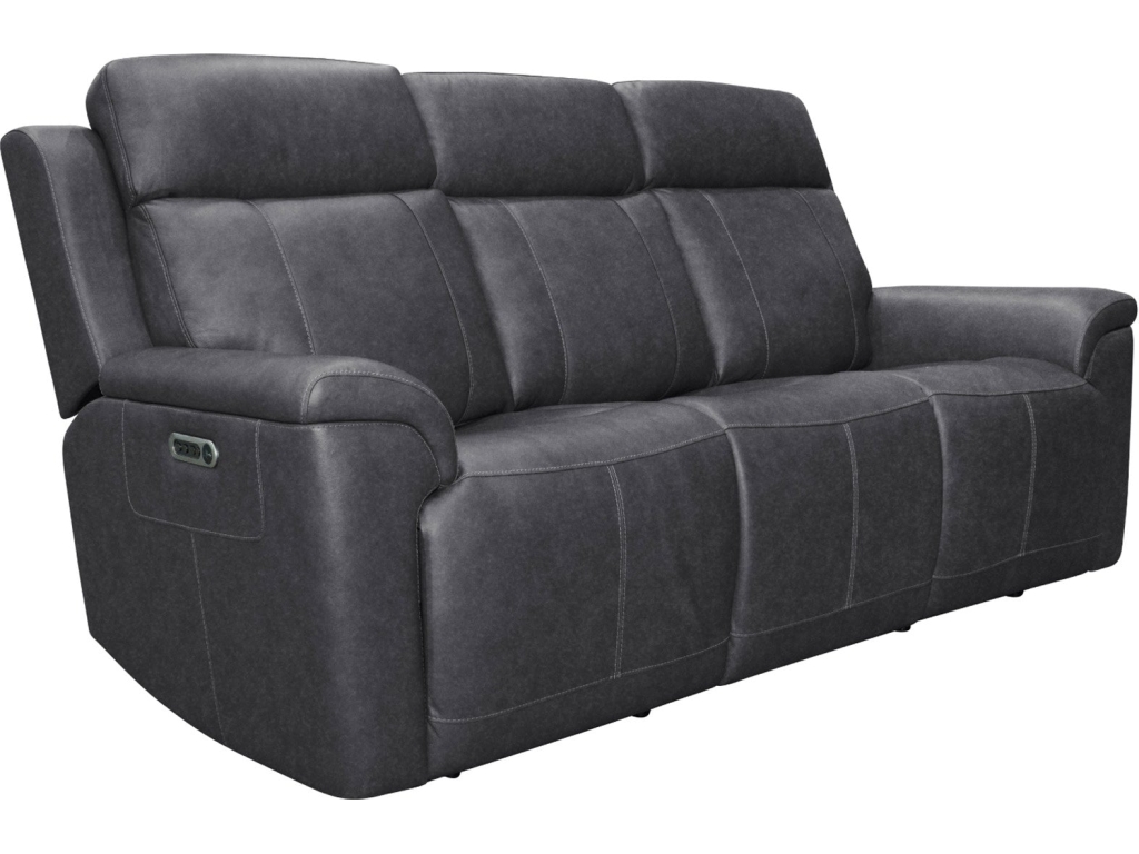 Amelia Charcoal Leather Slumberland Exclusive - main image