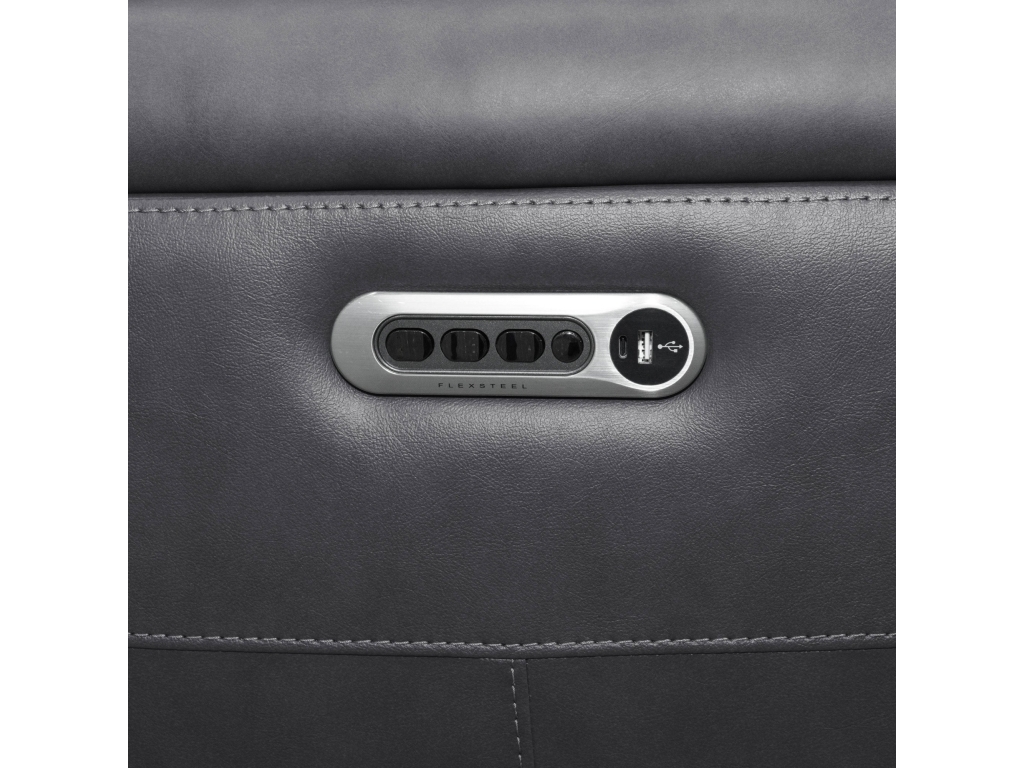 Amelia Charcoal Leather Slumberland Exclusive - image 9