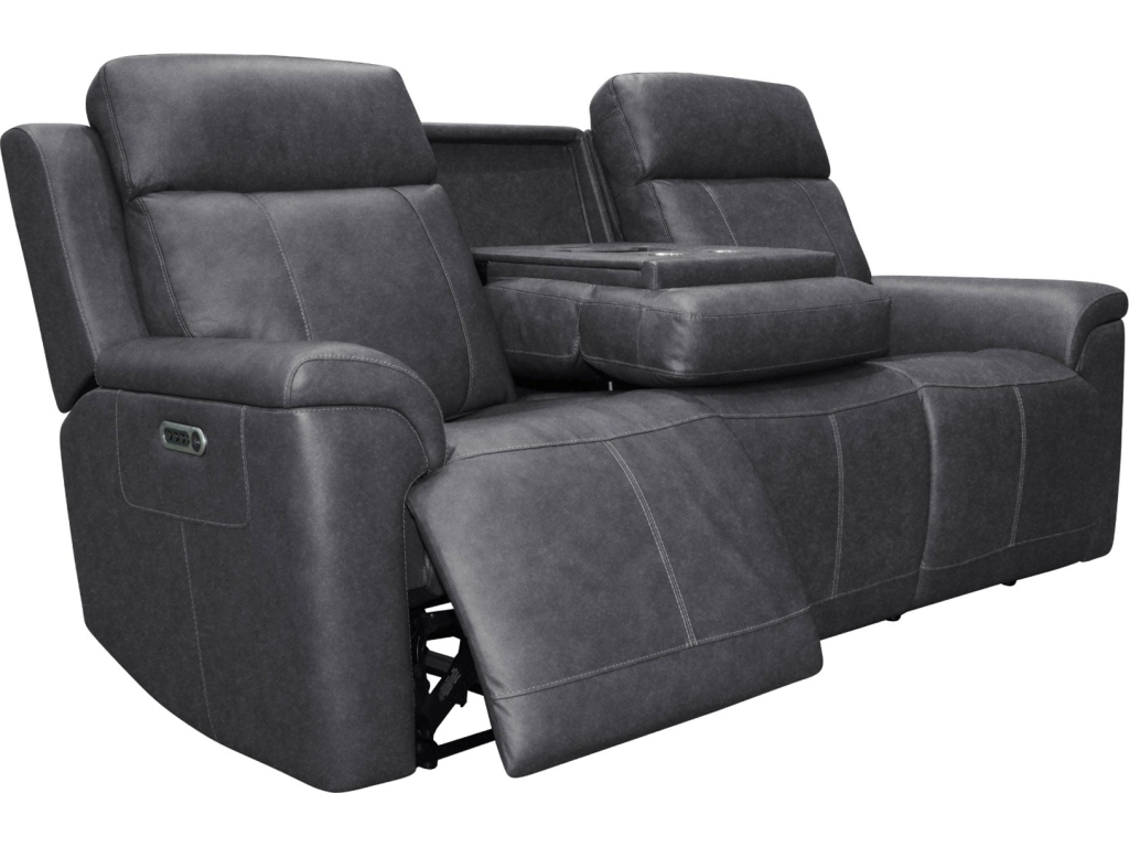 Amelia Charcoal Leather Slumberland Exclusive - image 6