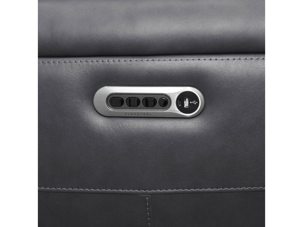 Amelia Charcoal Leather Slumberland Exclusive - image 12