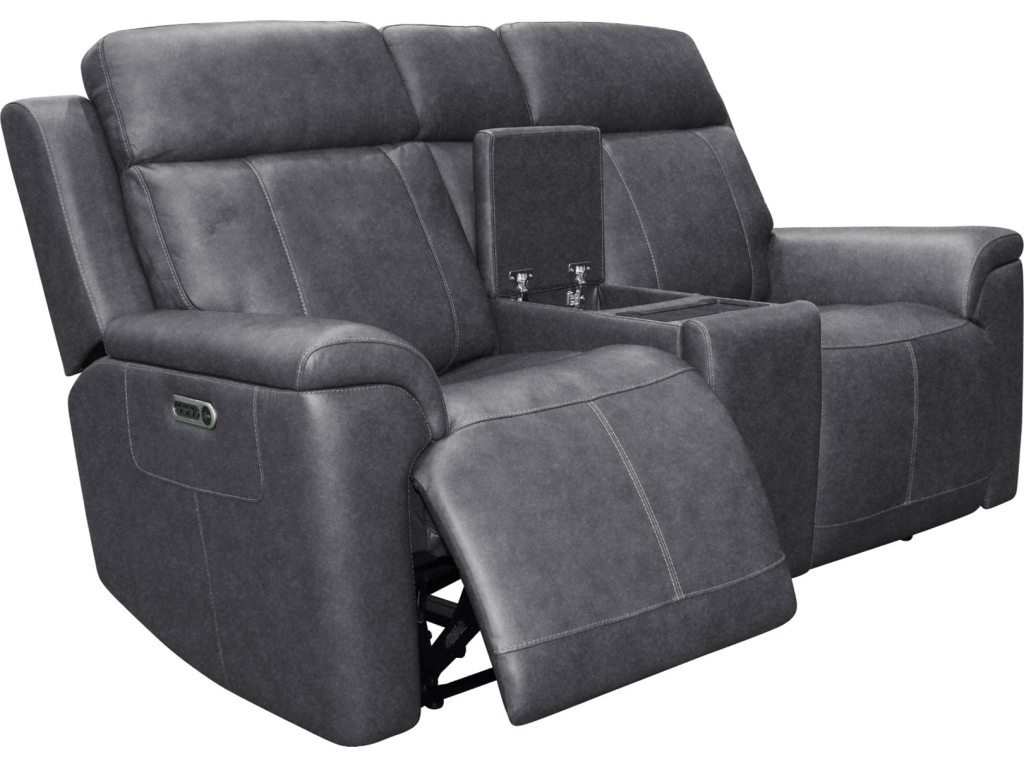 Amelia Charcoal Leather Slumberland Exclusive - image 6