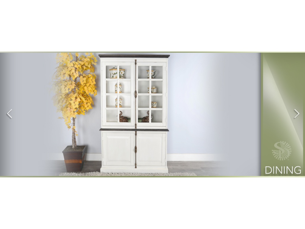 Carriage House Buffet & Hutch 1979EC-B Buffet 1979EC-H Hutch - image 2