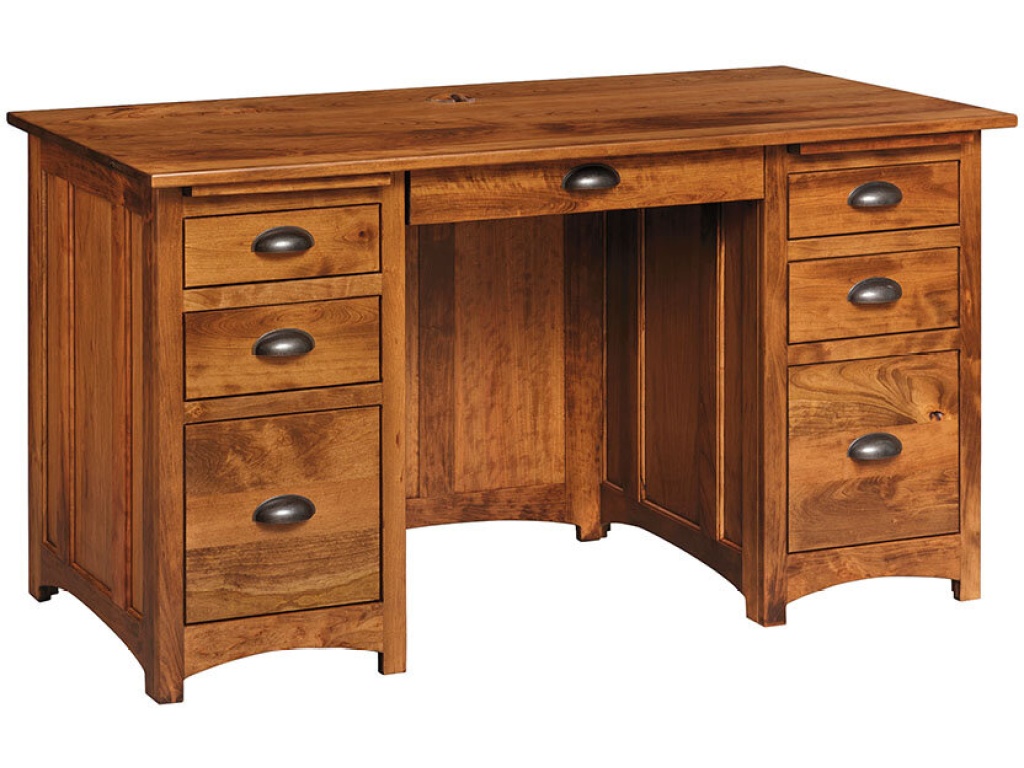 Country Value Woodworks Mission 55" Desk, primary thumbnail