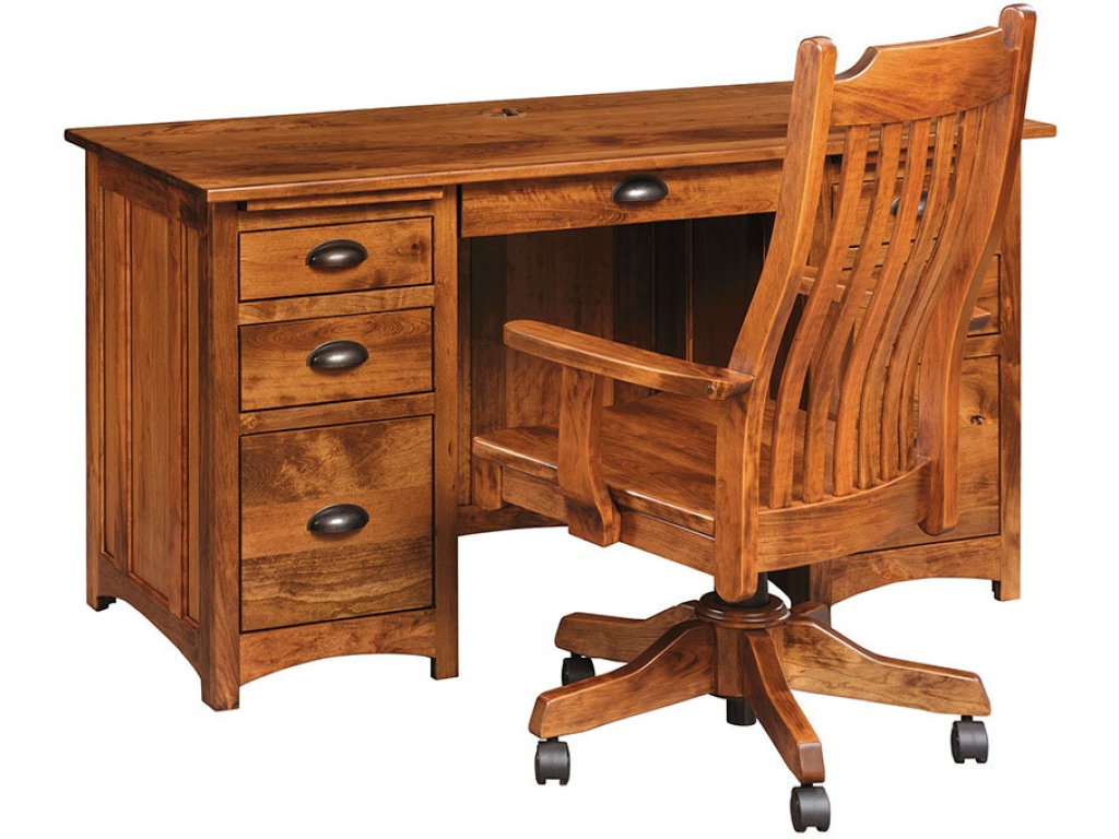 Country Value Woodworks Mission 55" Desk, alternate view 1